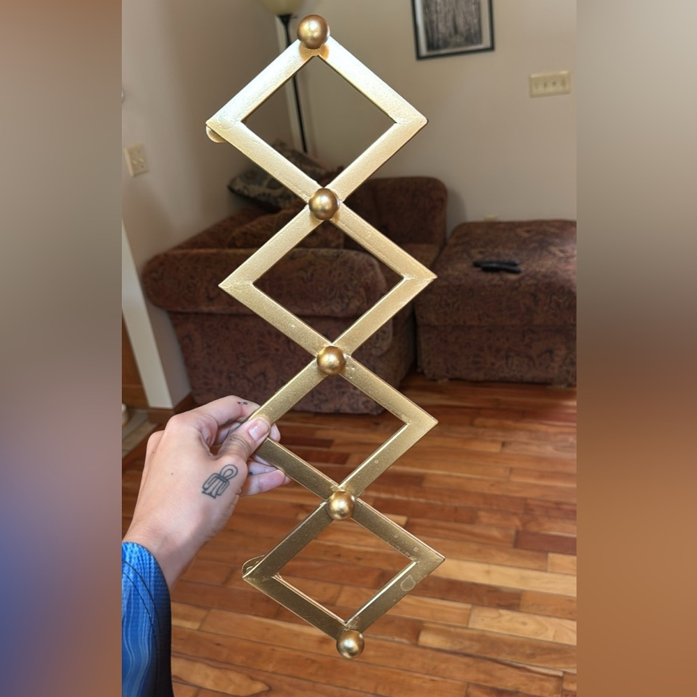 Gold Geometric Wall Hanger